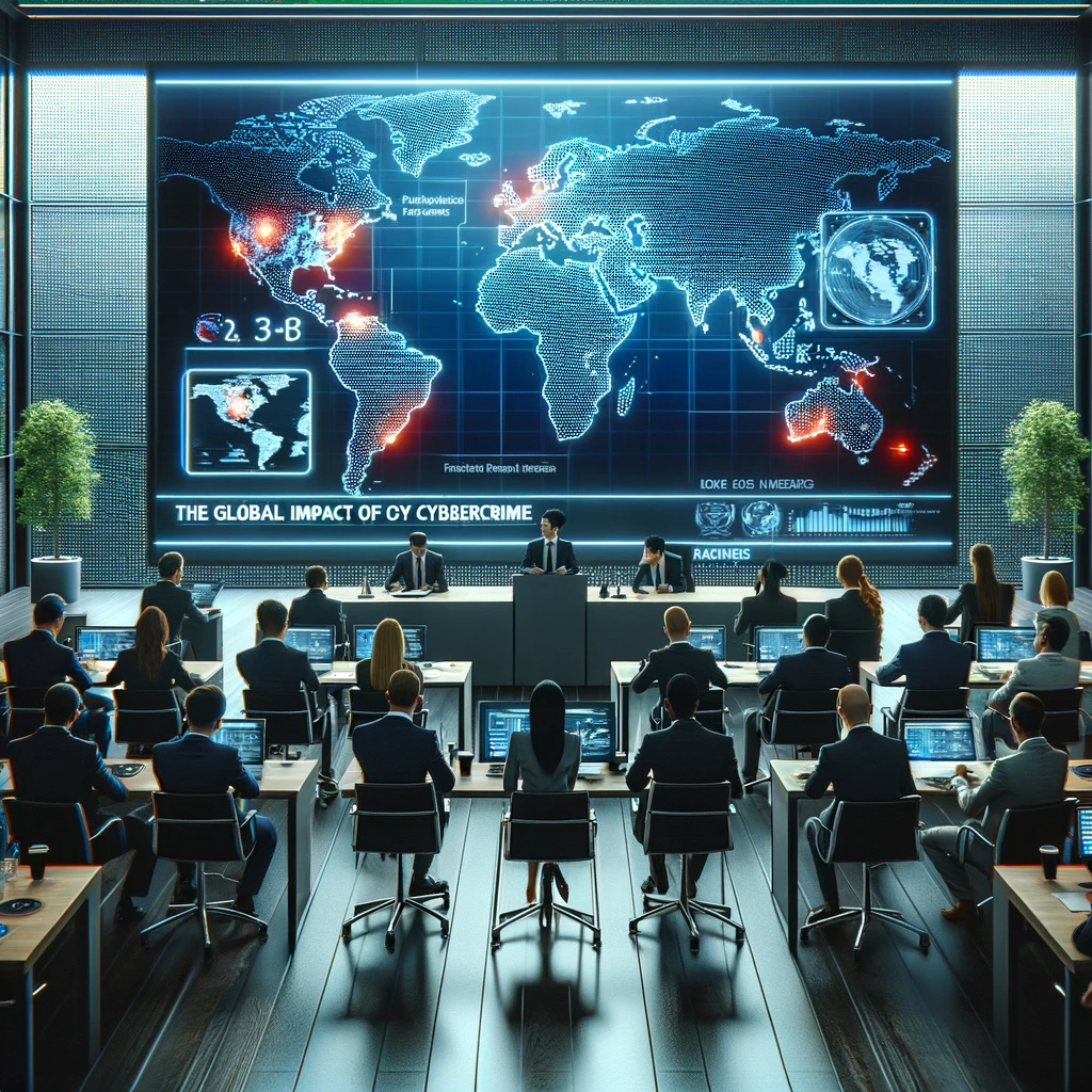 A scene depicting intellectual property Investigators working on an online brand protection case such as Animefreak.tv and bebi.com.