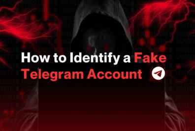 How to identify a fake telegram account text with telegram logo