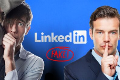 businessmen on LinkedIn using Fake Profiles to hide their identities